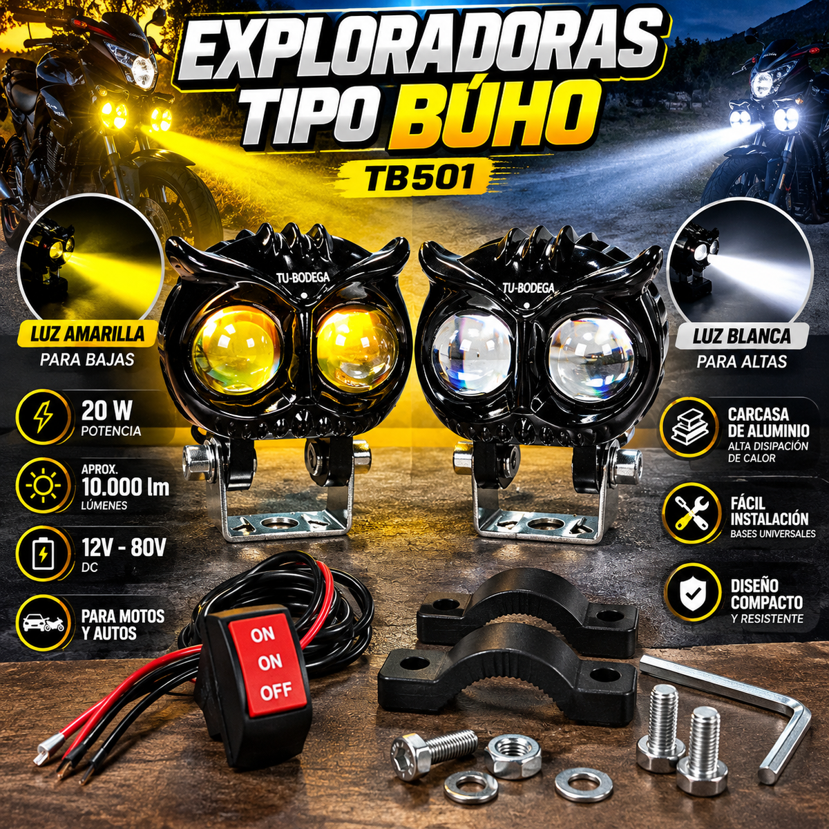 PAR EXPLORADORAS+SWICH+BASES (TB501)